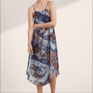 GOLDEN by TNA Burkard Tie Dye Dress Sz XS